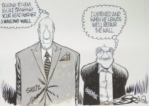 'Talking to him is like banging your head against a Wailing wall.'